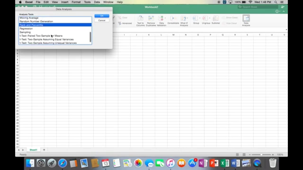 get excel analysis toolpak for mac